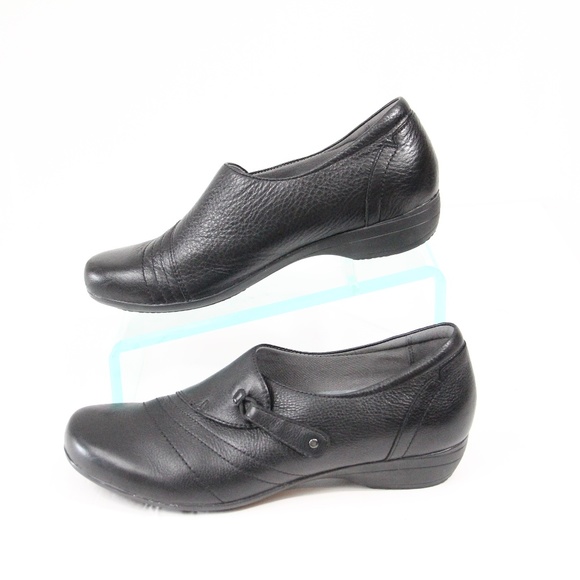 Dansko Franny Slip on Shoes Women Black Leather Loafer EU 41 Flat - Picture 7 of 10